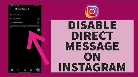 How To Disable Direct Messages On Instagram (2023) | Turn Off DMs On Instagram (Quick & Easy)