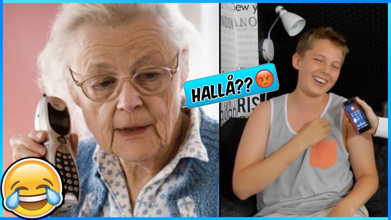 BÄSTA AV BUSRINGER GAMLA TANTER!! *HAHAHA*