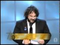 Peter Jackson winning an Oscar® for "The Lord of the Rings: The Return of the King"