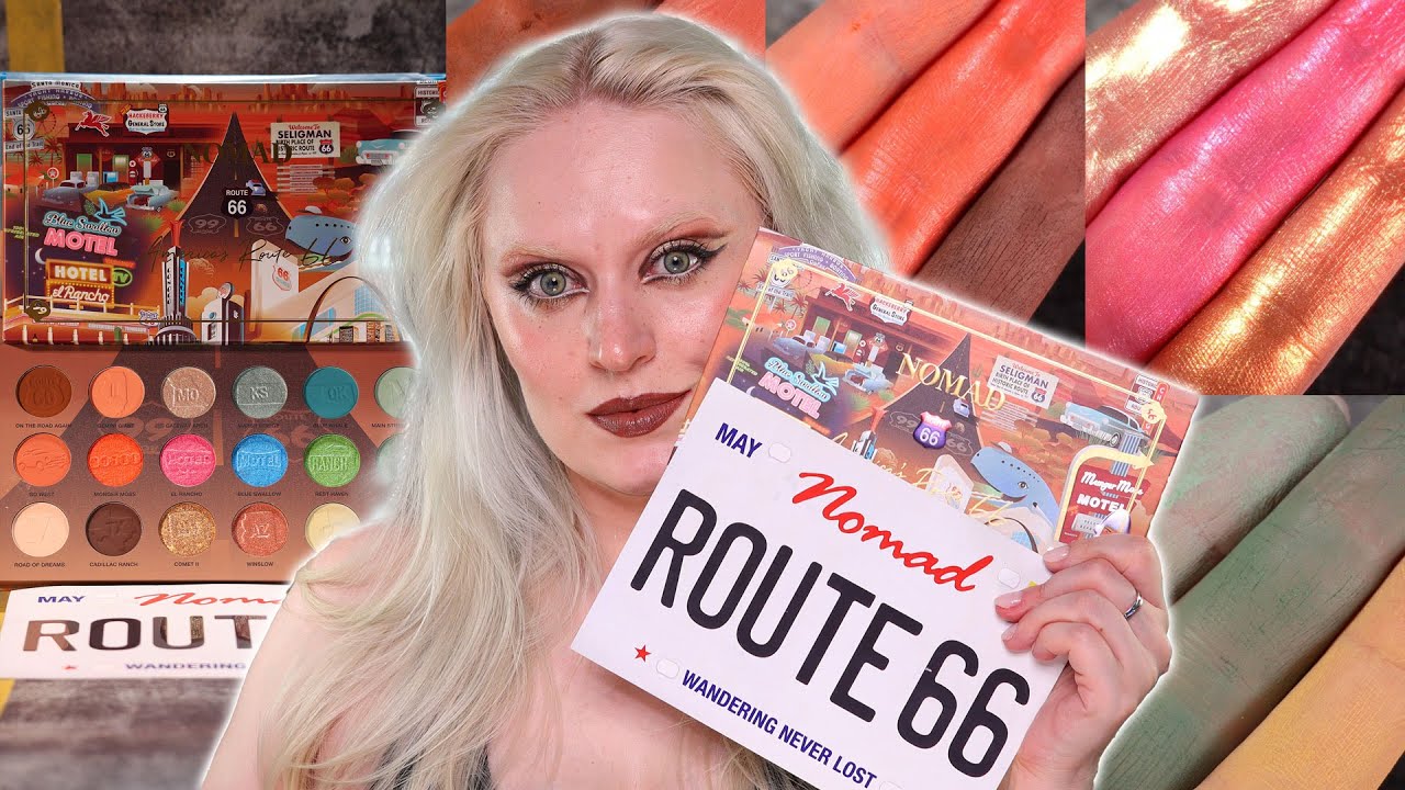 Nomad Cosmetics Route 66 Palette 🌵🚗 | Full Review + 5 Travel-Inspired Looks!