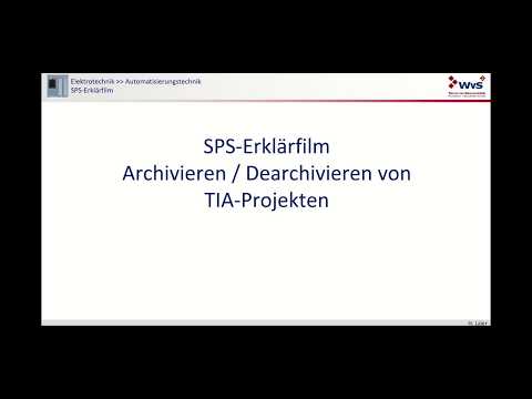 TIA Projekt archivieren dearchivieren