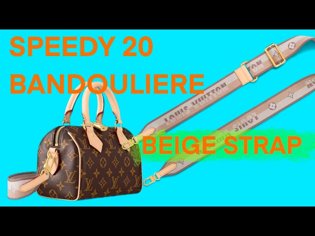 Louis Vuitton Speedy Bandoulière 20 Beige Monogram