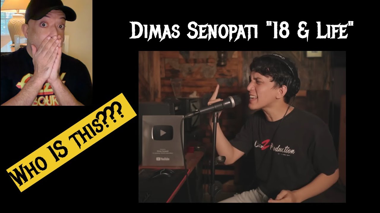 Реакция на кавер на песню Димаса Сенопати «18 and Life» группы Skid Row. КТО ЭТОТ ПАРА??? Ого!