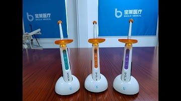 Open color box of Baolai CL-A Aladdin led curing light and install. One second curing.
