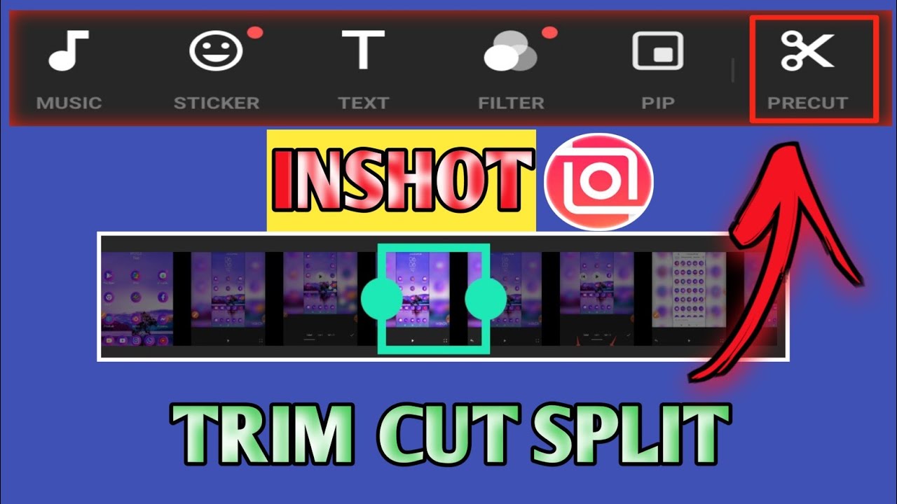 How To Cut Trim Split On Inshot // How To Cut Video On Inshot