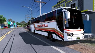 ETS 2 MOD BUS GUNUNG MULIA NEW CELCIUS RAHAYU SANTOSA/ MOD MAP JAWA BARAT screenshot 5