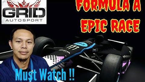 GRID Autosport Gameplay | Formula A Epic Race | Nursa Studio