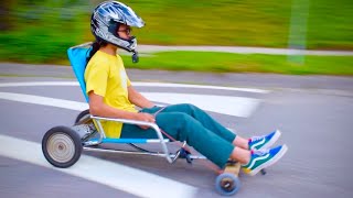 building and riding a soapbox car