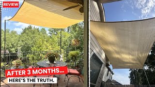 Didn't Expect THIS Much Cooling! — SUNNY GUARD Shade Sail Review