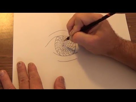 psychedelic eye how to draw