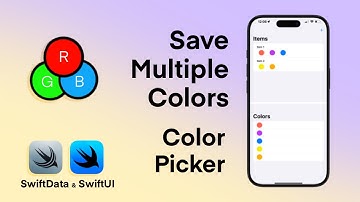 How to Save Multiple Colors for Individual Item | Color Picker | RGB Values | SwiftUI & SwiftData