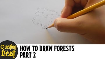 How to Draw Forests - Part 2: Fantasy Map Making Tutorial for DnD