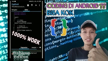 CARA MENJALANKAN APLIKASI CODING DI ANDROID | Tutorial #4