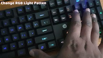 HP Gaming Keyboard GK320 | How to change the light pattern