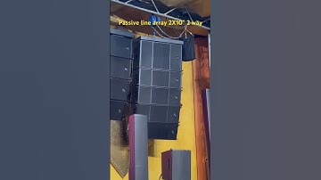 CAF passive line array speaker testing #linearray #audioequipment#audio #stagesound