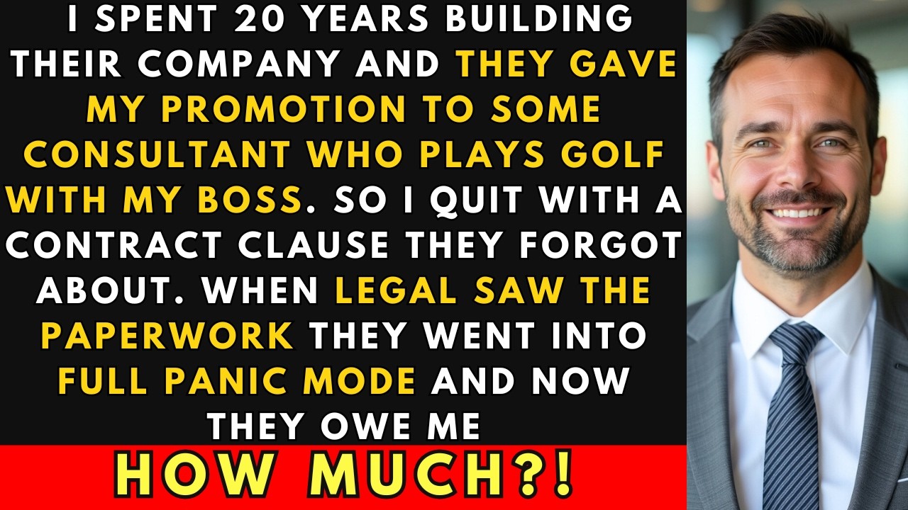 He Quit After Being Passed Over — Now His Contract Is Costing Them $420K  | Corporate Revenge