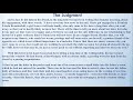 The judgment by Franz Kafka