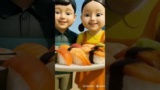 Squid Game Ai Sushi Eating Asmr