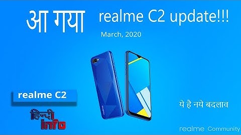 🔥 🔥 Realme C2 march 2020 update (A.24) 🔥 | WIFI CALLING | BOTH SIDE GESTURES | watch it now...