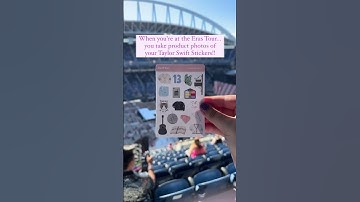 Taylor Swift Stickers at the Eras Tour! #stickershop #smallbusiness #swiftie #taylorswift #erastour