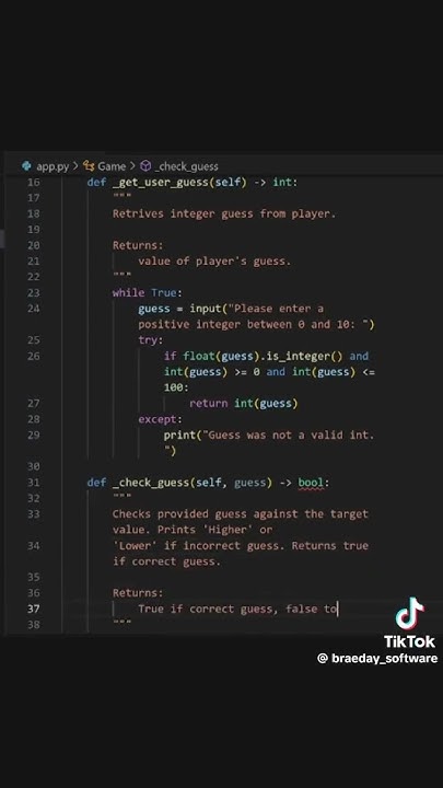 Python guessing game #programmerjokes #coding #programmingmemes - YouTube
