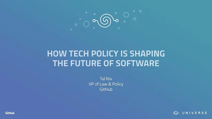 How tech policy is shaping the future of software - GitHub Universe 2017 - DayDayNews