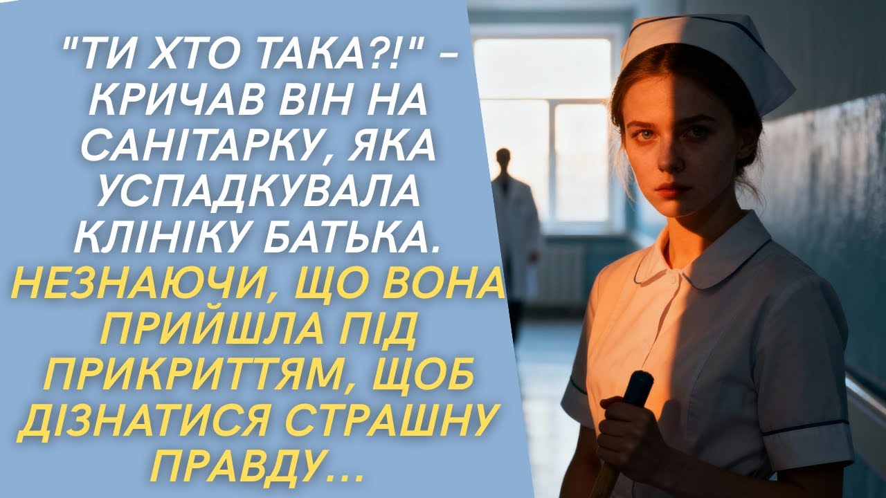 Успадкувавши клініку батька, вона влаштувалася туди санітаркою, щоб дізнатися страшну правду