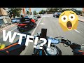 EXPECT THE UNEXPECTED FAST FOOD DELIVERY RIDERS. | YAMAHA MT-07 AKRAPOVIC + QUICKSHIFTER [4K]
