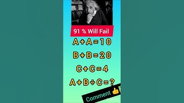 Brain 🧠 Test | IQ Test | Can You Solve The Puzzle #ytshorts#shorts #viral #mathstricks#puzzle#maths