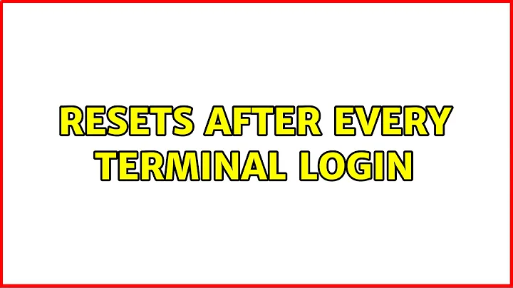 $JAVA_HOME resets after every terminal login (4 Solutions!!)