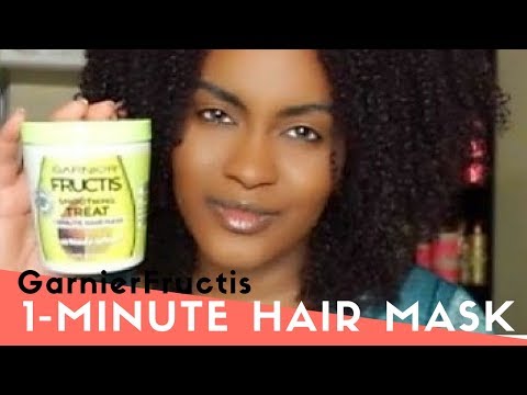 Video: Garnier Fructis 1 Minute Hair Mask + Papaya Extract Review