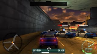 Need for Speed: Carbon - Own the City Gameplay: Free Roam Police Chase (PSP)
