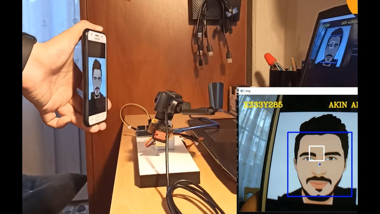 Python-OpenCV Face Tracking With Camera ( Kamera İle Yüz Takibi ) - YouTube