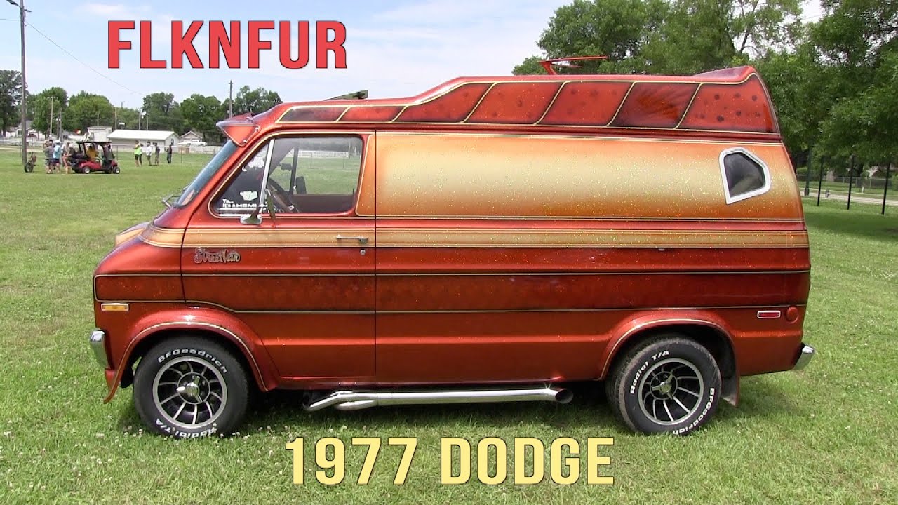 Best Paint. 1977 Custom Dodge Van. "FLKNFUR"