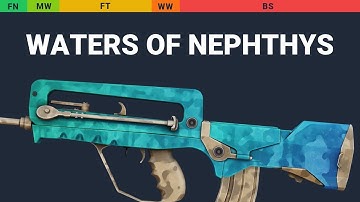 FAMAS Waters of Nephthys - Skin Float And Wear Preview