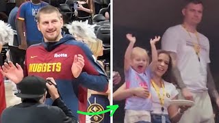 Nikola Jokic got CUTEST STANDING OVATION EVER from his DAUGHTER - Dude really WON IN LIFE..