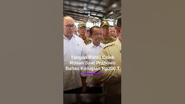 Tangan Bahlil Colek Paha Bos Danantara saat Prabowo Ungkap Kerugian Rp300 T Akibat Tambang