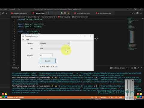 Currency Converter Mini Project in Java. - YouTube