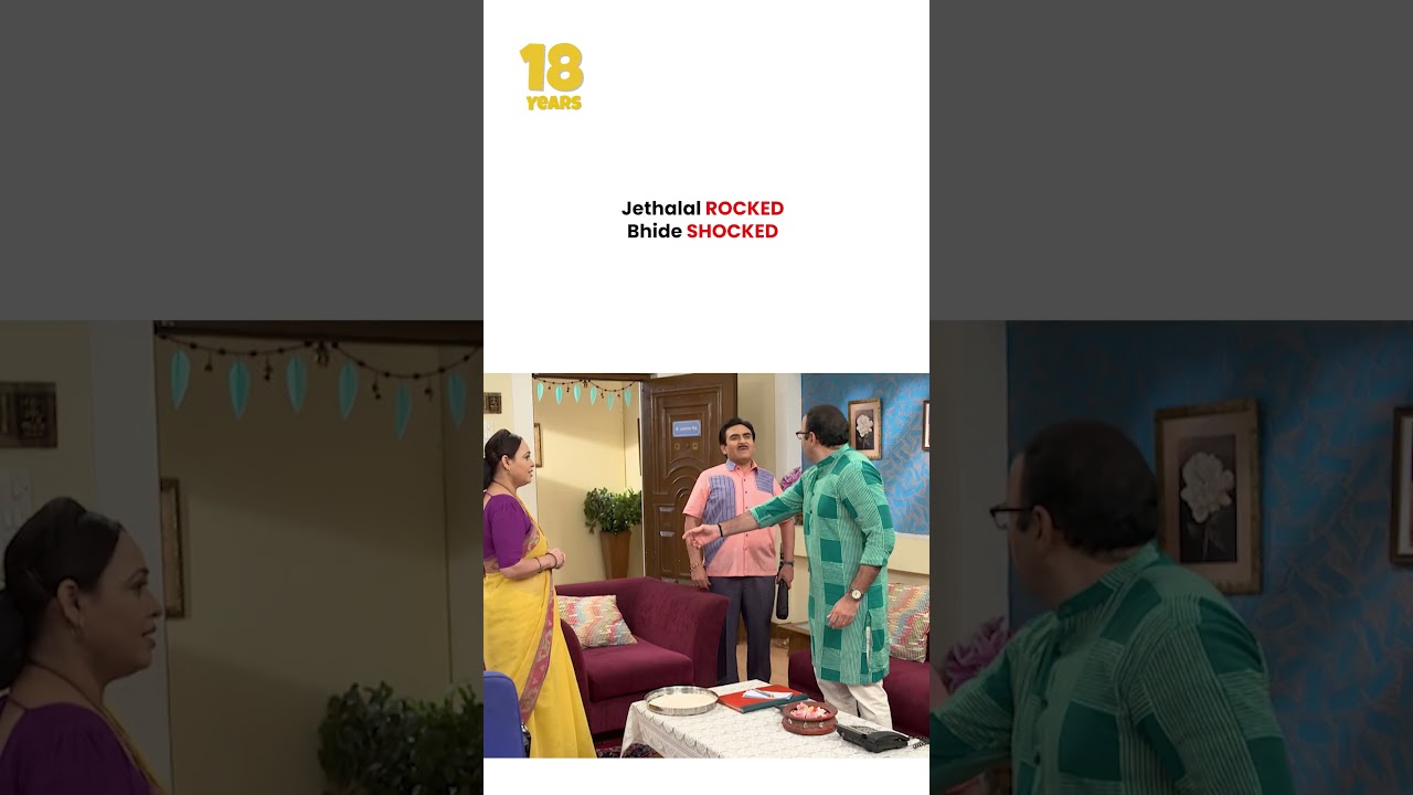 Jethalal rocked Bhide shocked !  #tmkoc #funny #jethalal #daya #shortsfeed