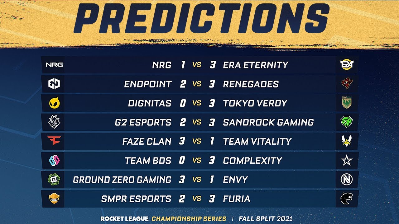 RLCS X: Fall Split Details