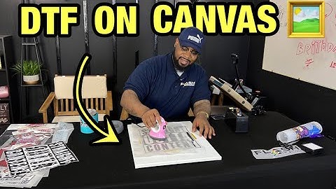 WILL DTF PRESS ON CANVAS? | HOW TO PRESS DIRECT TO FILM HEAT TRANSFERS ON CANVAS IN 2023 #howto