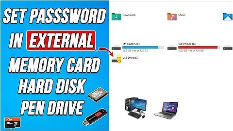Hoe stel ik een wachtwoord in op een pen drive of geheugenkaart? | Pen drive of geheugenkaart wac...