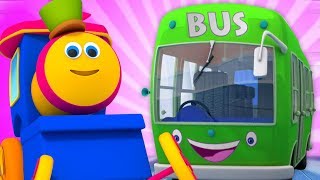 Боб Поезд | Колеса На Автобусе | Дети Музыка | Bob Wheels On The Bus