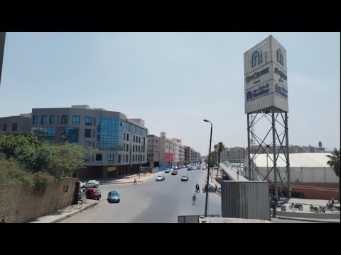 الصورة البصرية شارع كارفور المعادى شارع البنوك من النفق وحتى الكوبرى بزهراء المعادى د كمال الجبلاوى