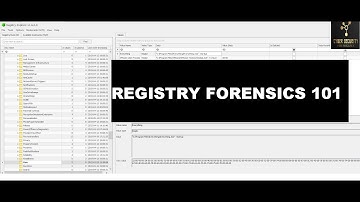 Registry Forensics 101