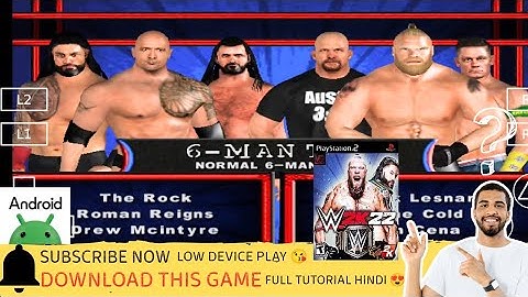 WWE 2K22 PS2 New Patch: AetherSX2 Setup Guide on Android