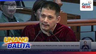 Senator-Judge Padilla sa prosekusyon - Sana di kayo one-sided | Unang Hirit