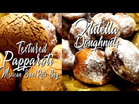 Papparotis (Textured) & Nutella Doughnuts | 1 Crazy Dough - 2 Easy Recipes