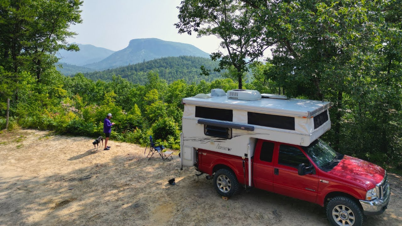 Most Beautiful FREE CAMPING in the East Coast Truck Camper Living