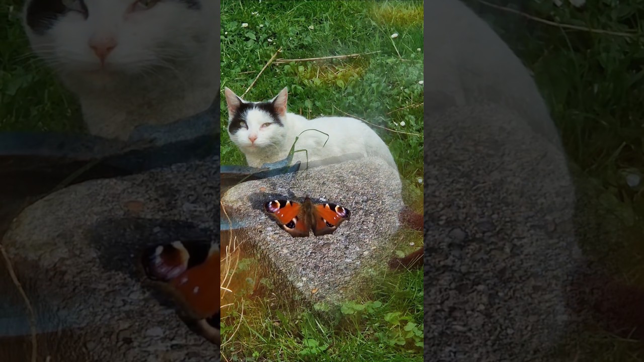 Nature's Calm: Garden Visitors and Gentle Moments 🌺🦋 